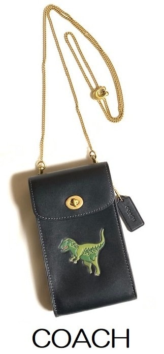 特価！ とっても可愛い COACH コーチ レキシー カーフ レザー チェーン 2WAY スマホショルダー ミニバッグ ブラックマルチ CZ109 新品本物