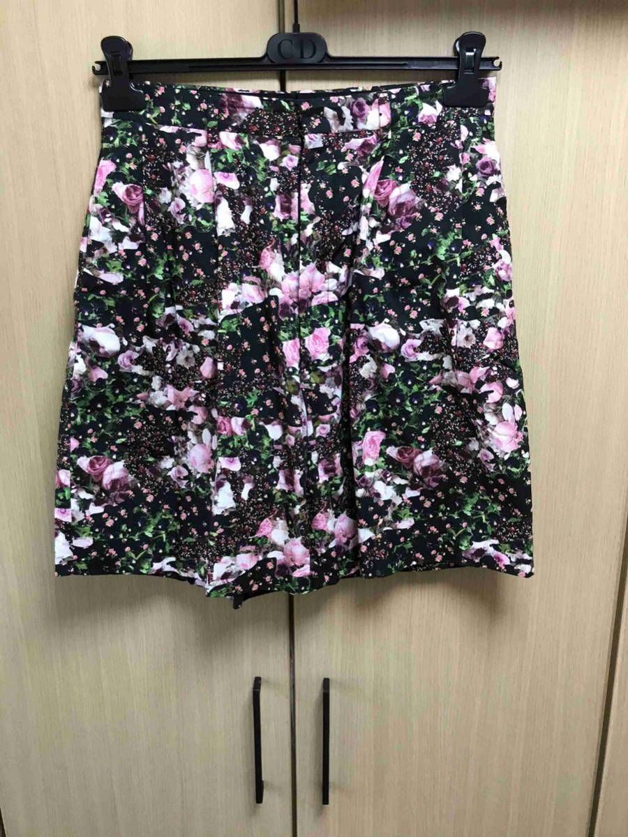 正規 14SS GIVENCHY ジバンシー ジバンシィ Riccardo Tisci リカルド ティッシ 花柄 ハーフパンツ 44 14S 5806 623