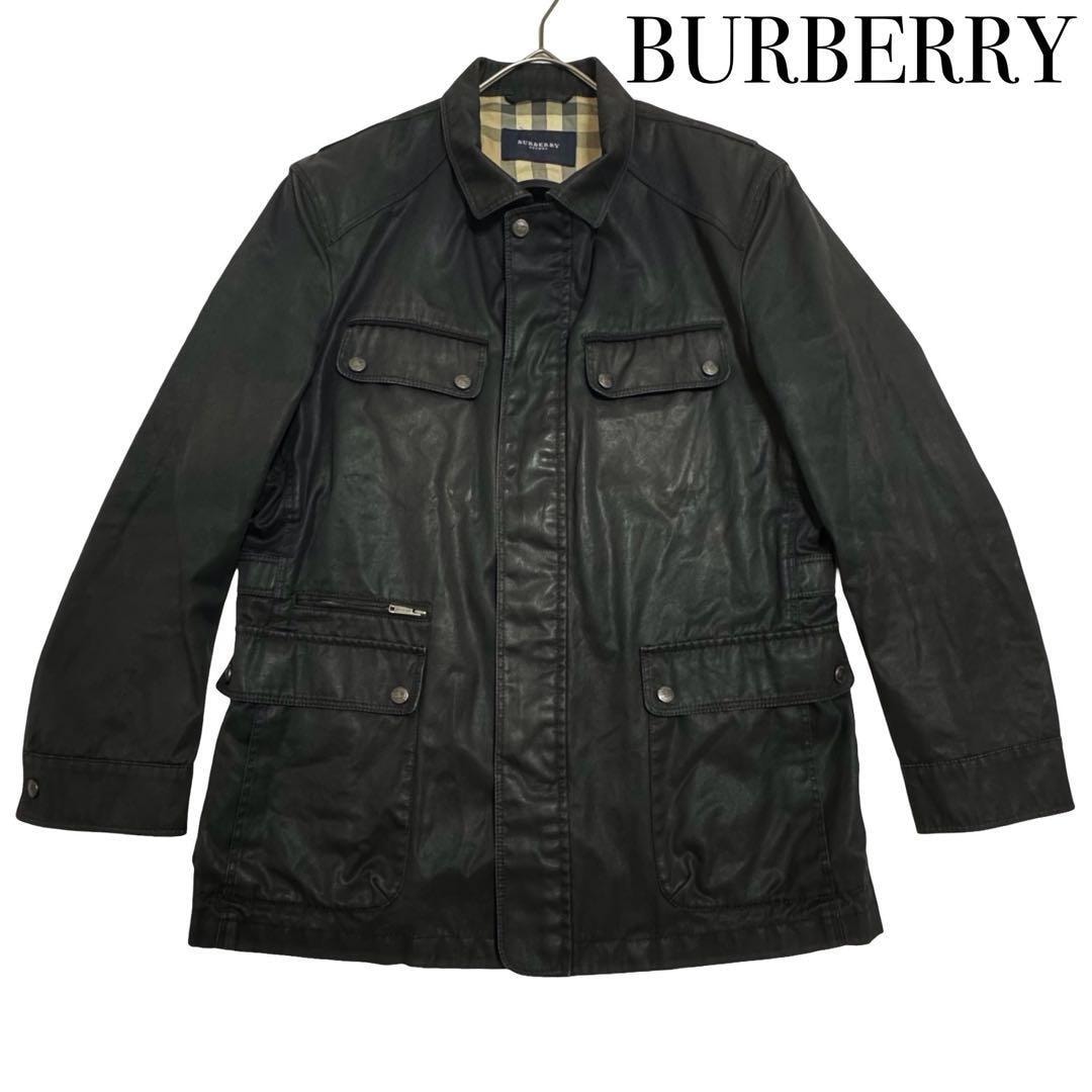 C (やや傷や汚れあり)】希少 XL LLサイズ キャメル混 BURBERRY