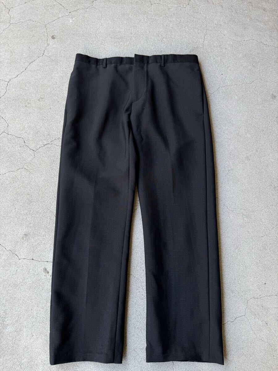 PRADA 2010SS Archive Black Tapered Wool Slacks