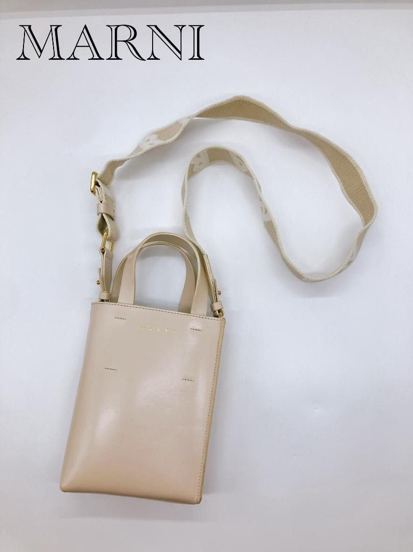 MARNI マルニ ミュゼオ 2WAY クロスボディ ハンドバッグ ショルダー