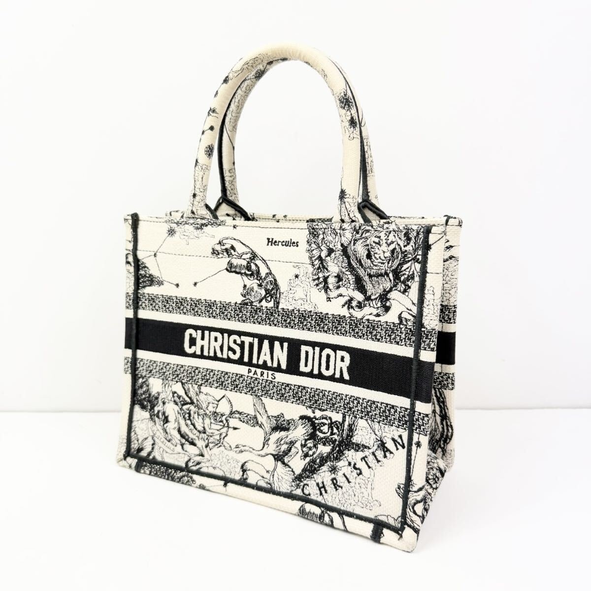 美品 Dior Book Tote バッグ スモール ブックトート ディオール