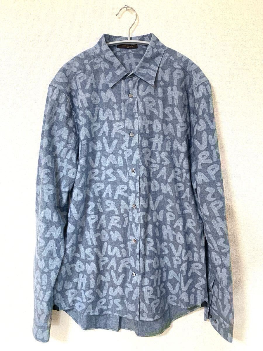 LOUIS VUITTON ルイヴィトン グラフィティ シャツ デニム 美品 / ジャケット ダウン スニーカー サンダル スウェット 財布 ブレスレット