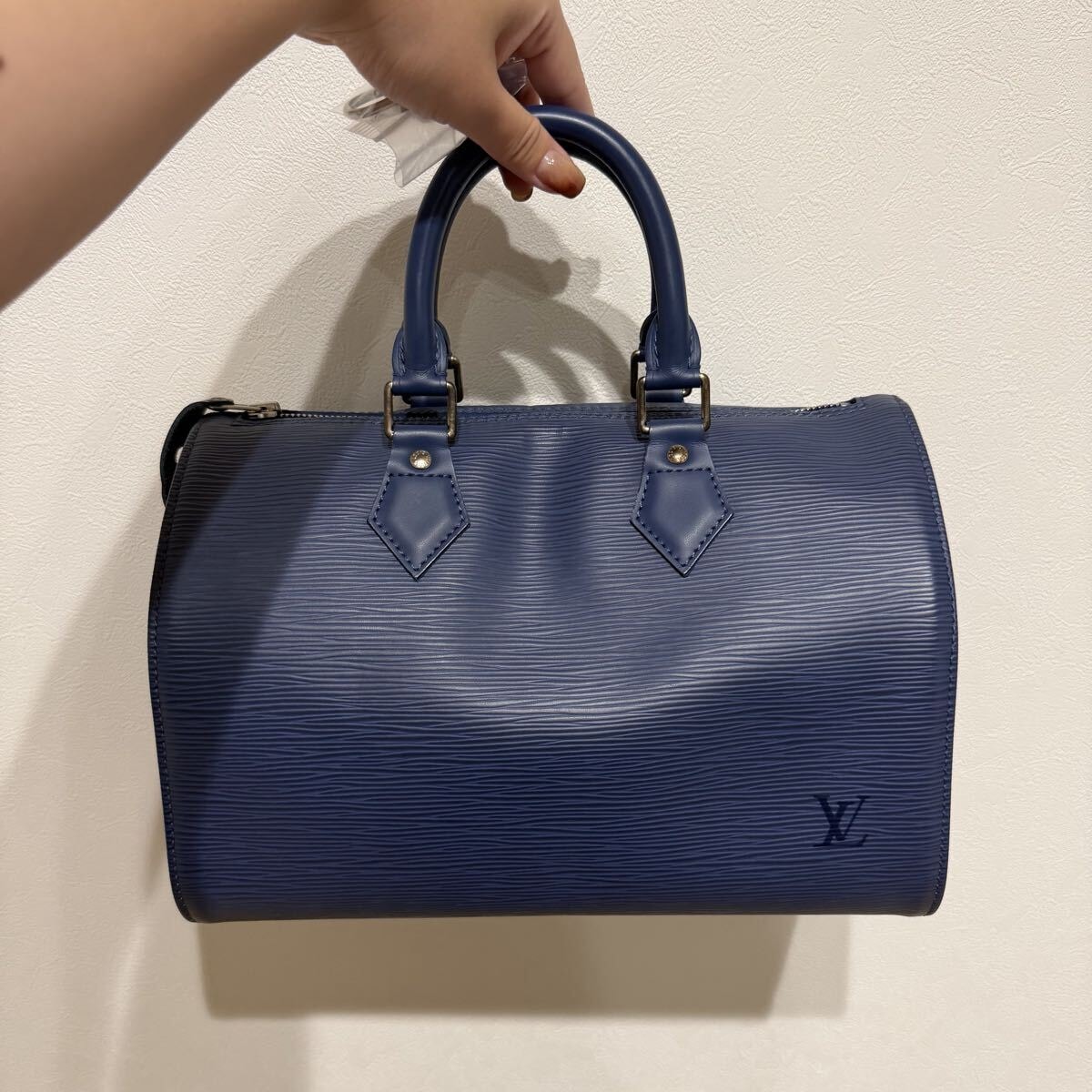 【極美品】 入手困難カラー ルイヴィトン スピーディ25 ミルティーユ ブルー VUITTON ブルーグレージュ