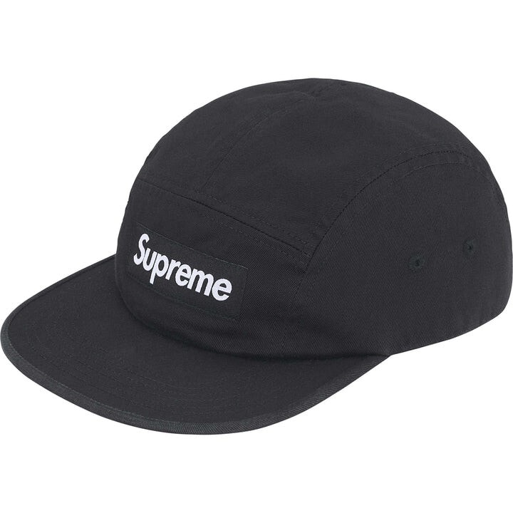 Supreme Washed Chino Twill Camp Cap　シュプリーム キャンプ キャップ オンライン購入新品未使用 ブラック