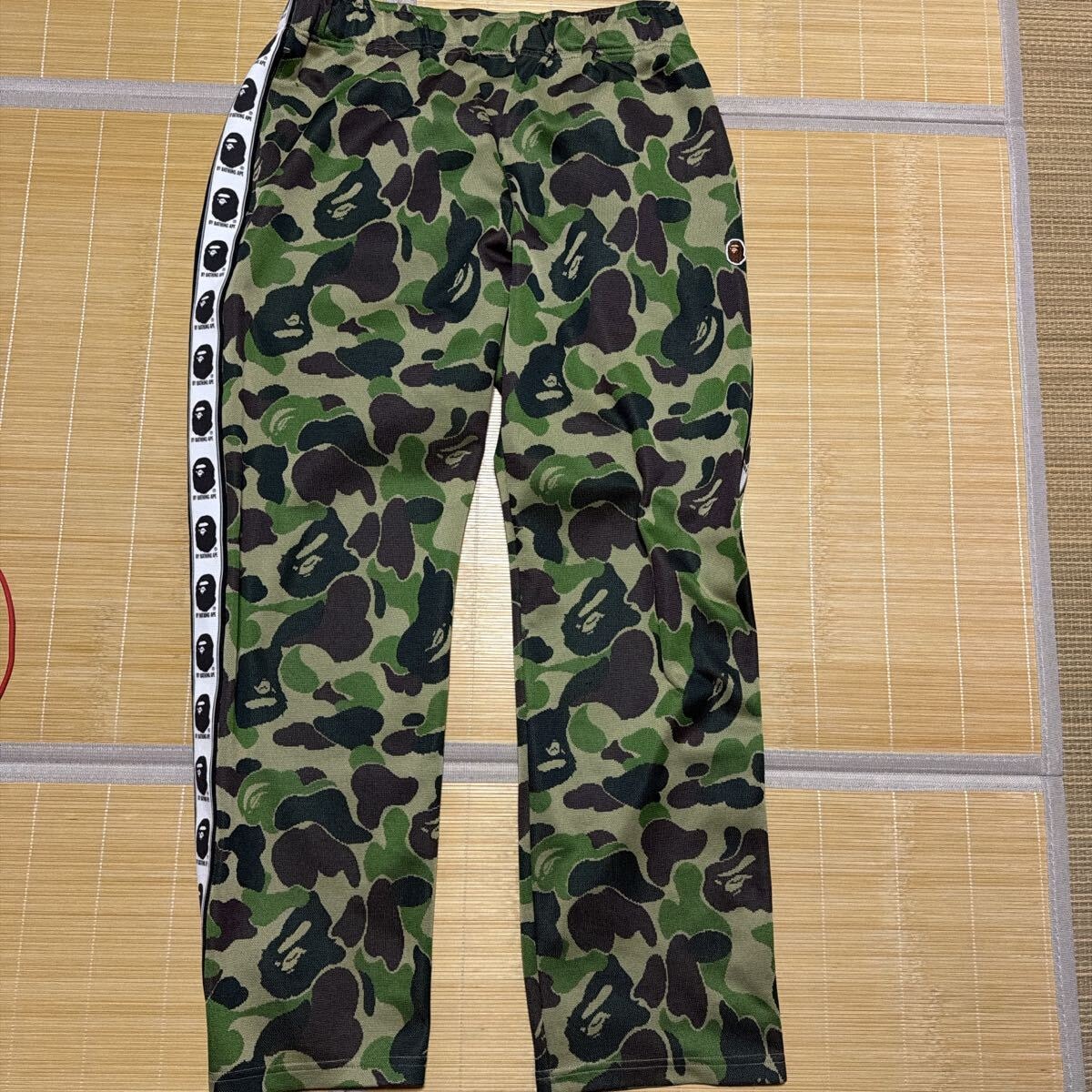 A BATHING APE x adidas Camo Jacquard Shark Denim Jorts 