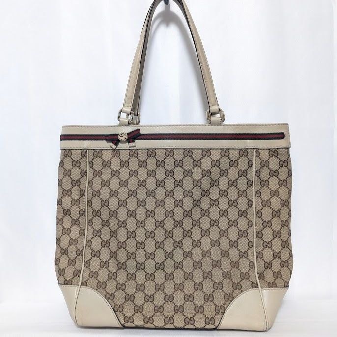 B (目立った傷や汚れなし)】美品 GUCCI グッチ バンブー ベージュ