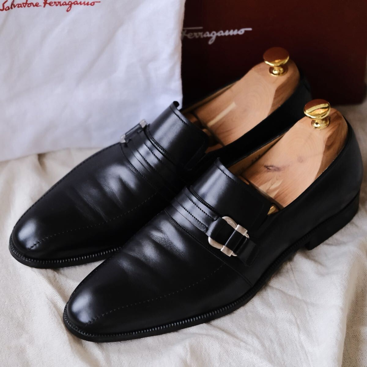 Salvadore Ferragamo ORIGINALEガンチーニローファー7