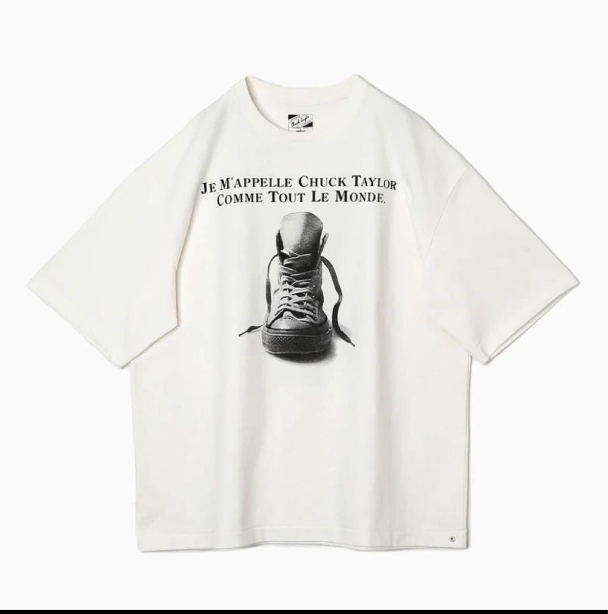 CONVERSE CTC24SSC02 ホワイト Tシャツ サイズ3 Tシャツ 白 半袖Tシャツ