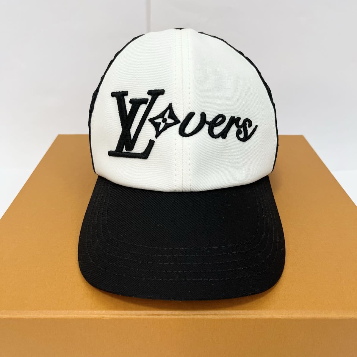 【未使用】ルイヴィトン キャップ LV バーズ メッシュ ブラック メンズ