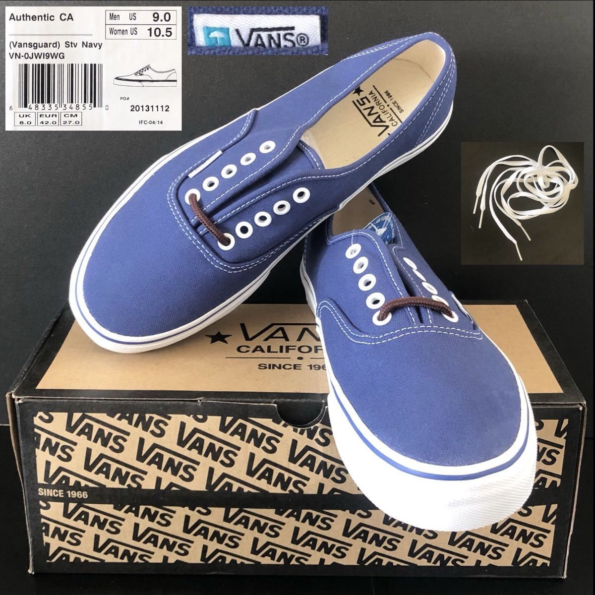 傘タグ紺★ion-mask撥水加工 フリークスストア限定 VANS Authentic CA Vansguard★Begin オーセンティック California イオンマスク バンズ