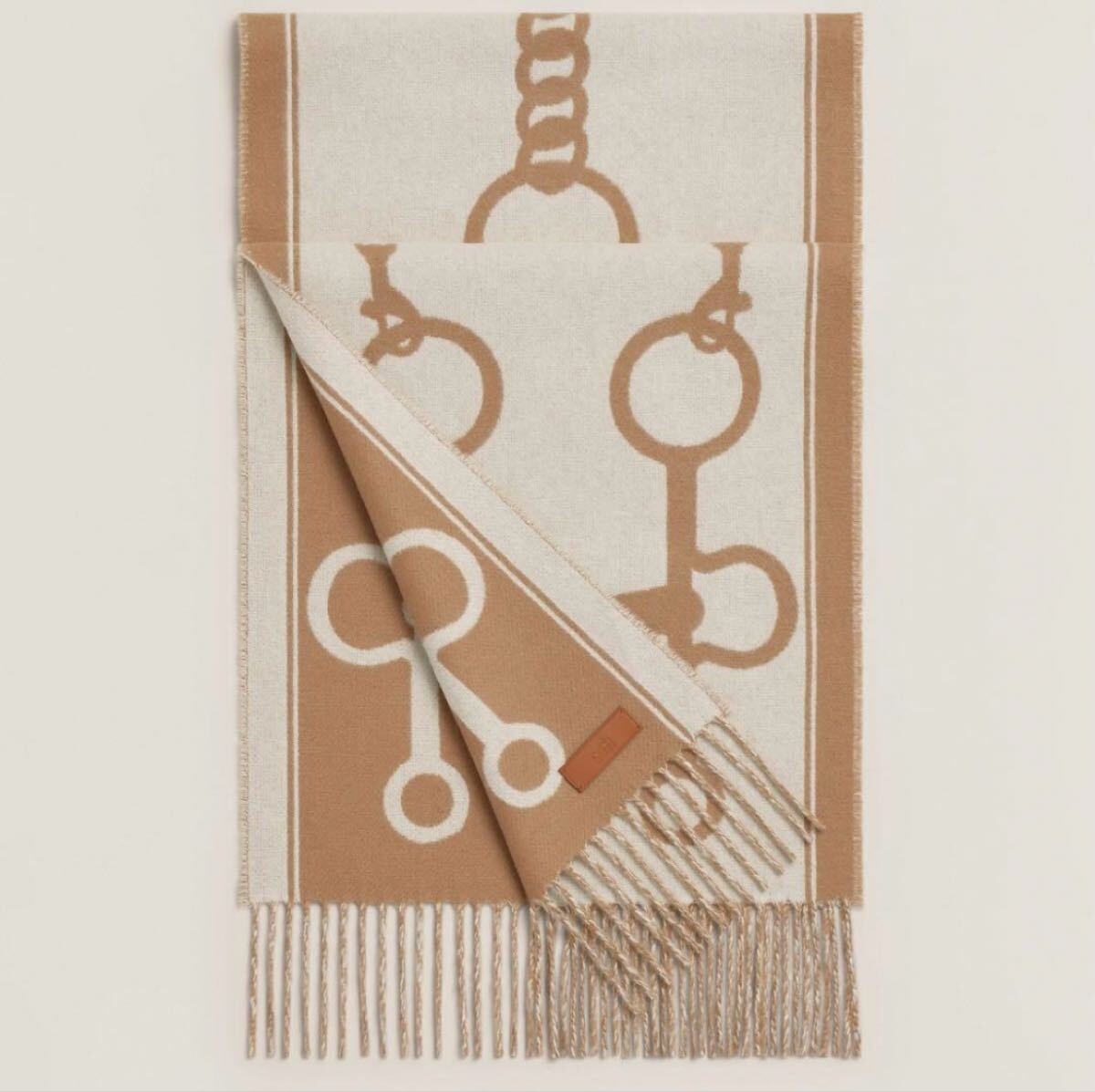 新品未使用　エルメス　カシミヤマフラー　《モール》　2025AW