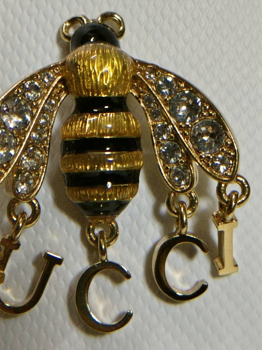 GUCCI スウィングロゴ ビー ピアス 正規品 USED美品 グッチ 希少品