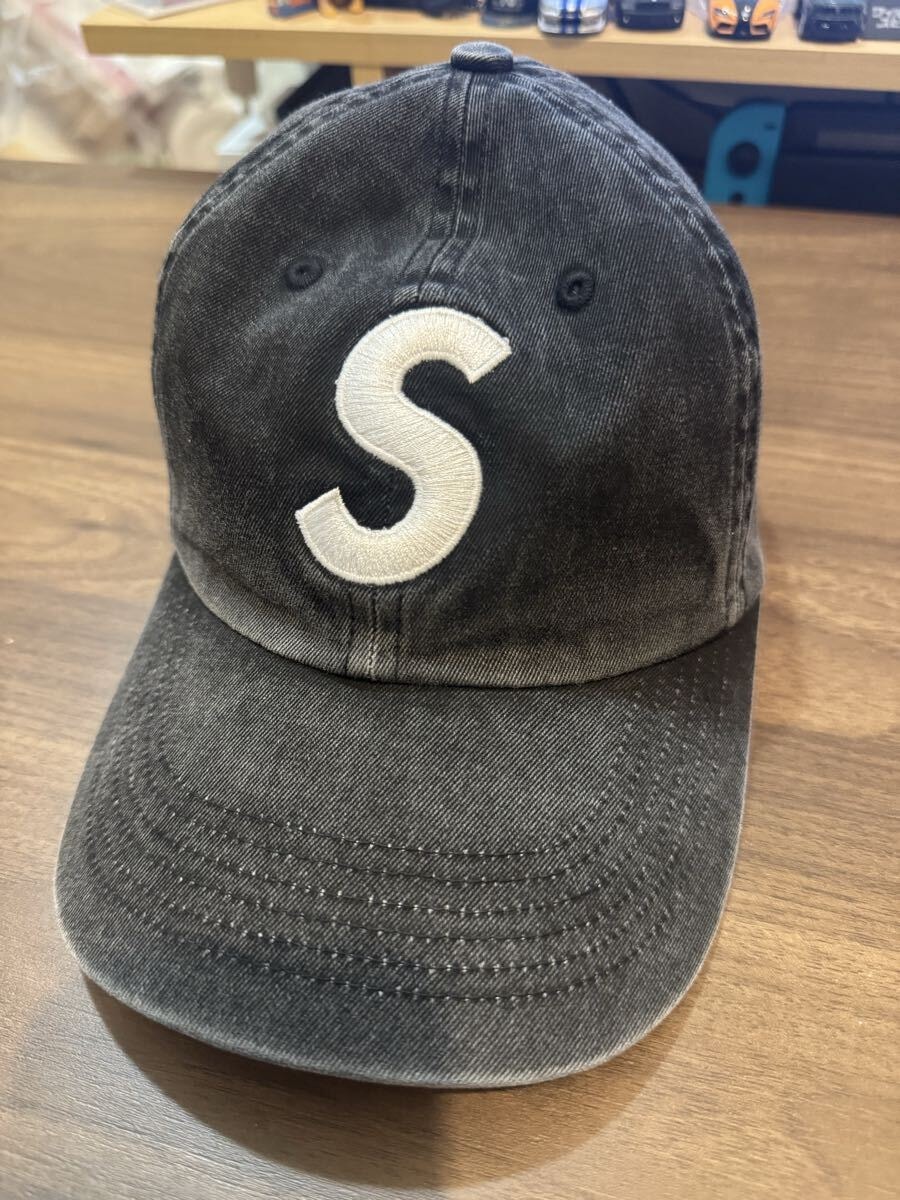 新品 Supreme Frayed Croc Denim Camp Cap 黒 Frayed Croc Denim Camp Cap | Supreme 25ss
