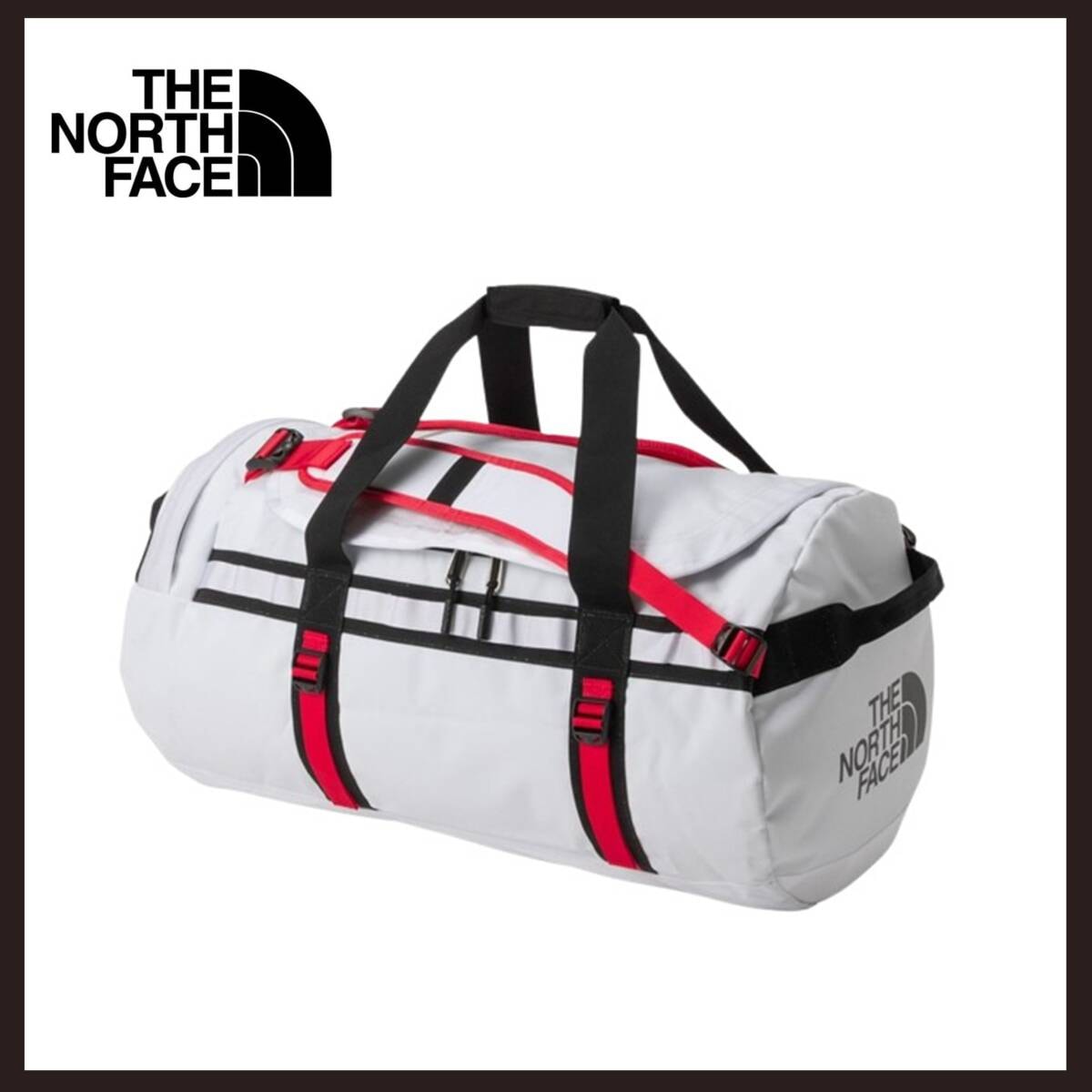 ●○新品未使用　THE NORTH FACE(ザ・ノース・フェイス)　BCダッフルバッグ　M　65L　ホワイト○●