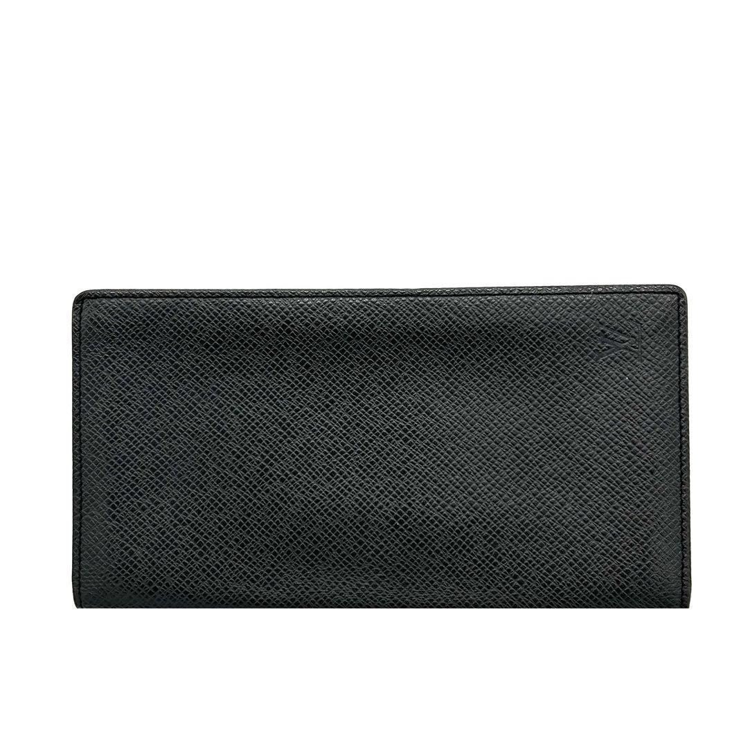 LOUIS VUITTON ルイヴィトン ポルトフォイユ・ロン 長財布 ブラック 黒 札入れ タイガ 定番 人気 カード入れあり