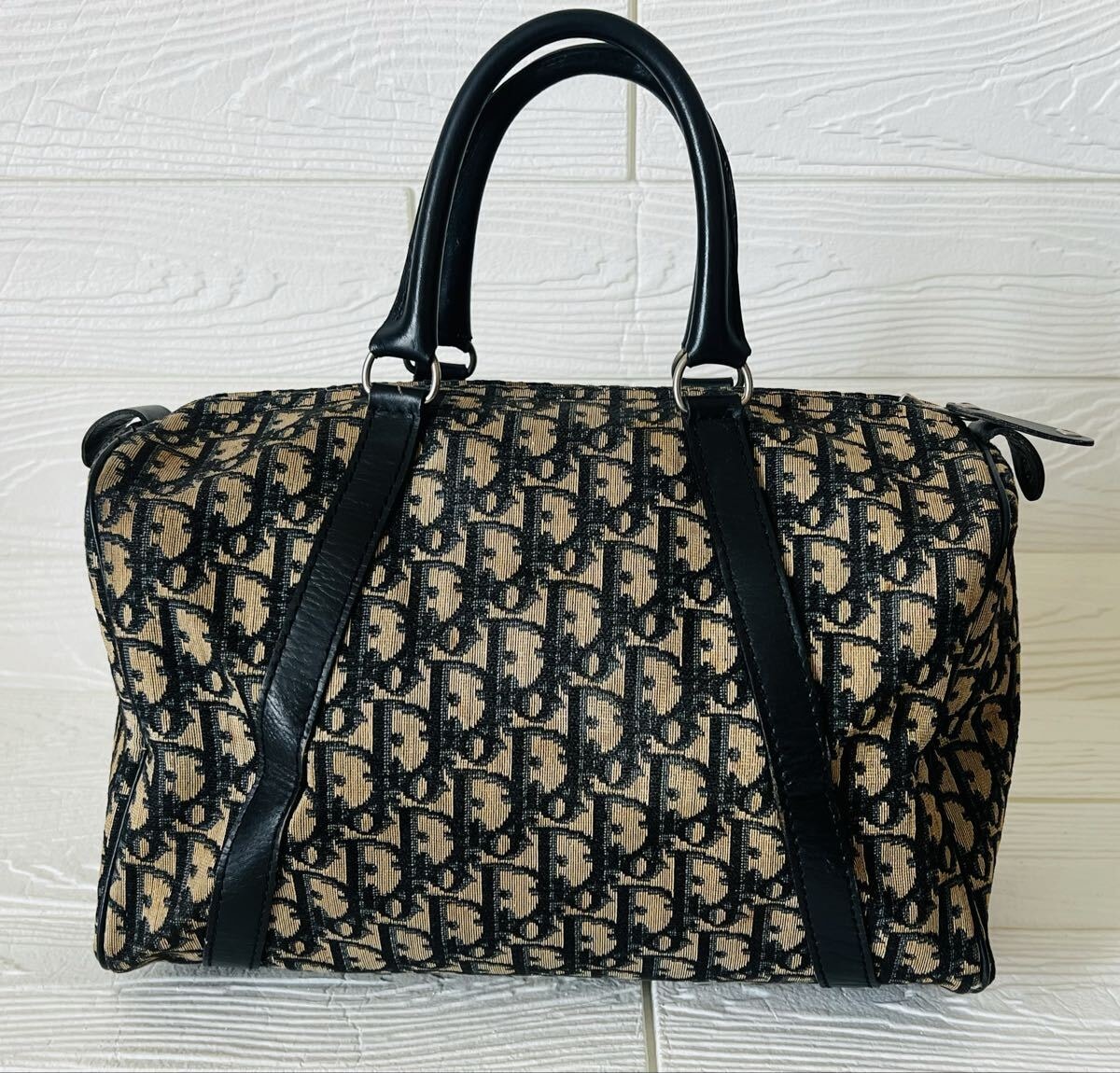 B (目立った傷や汚れなし)】Christian Diorクラッチバッグ トロッター