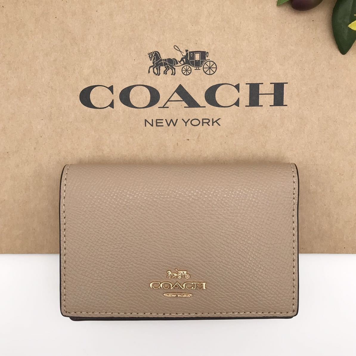 COACH☆ビジネス カードケース トープ 名刺入れ 新品 COACH COACH
