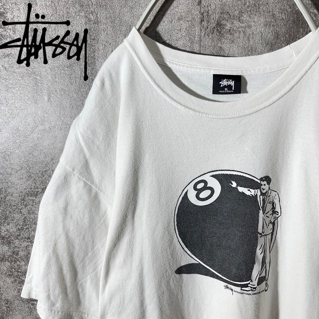 目立った傷や汚れなし】[大人気] ステューシー Tシャツ 8ボール