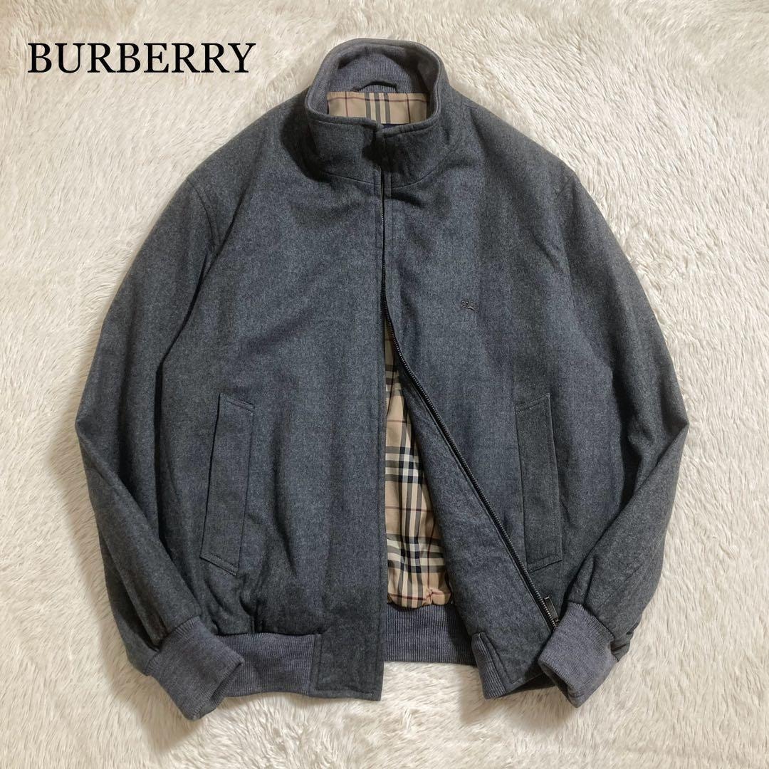 BURBERRY バーバリー ウールジャケット スウィングトップ ノバチェック ホースロゴ