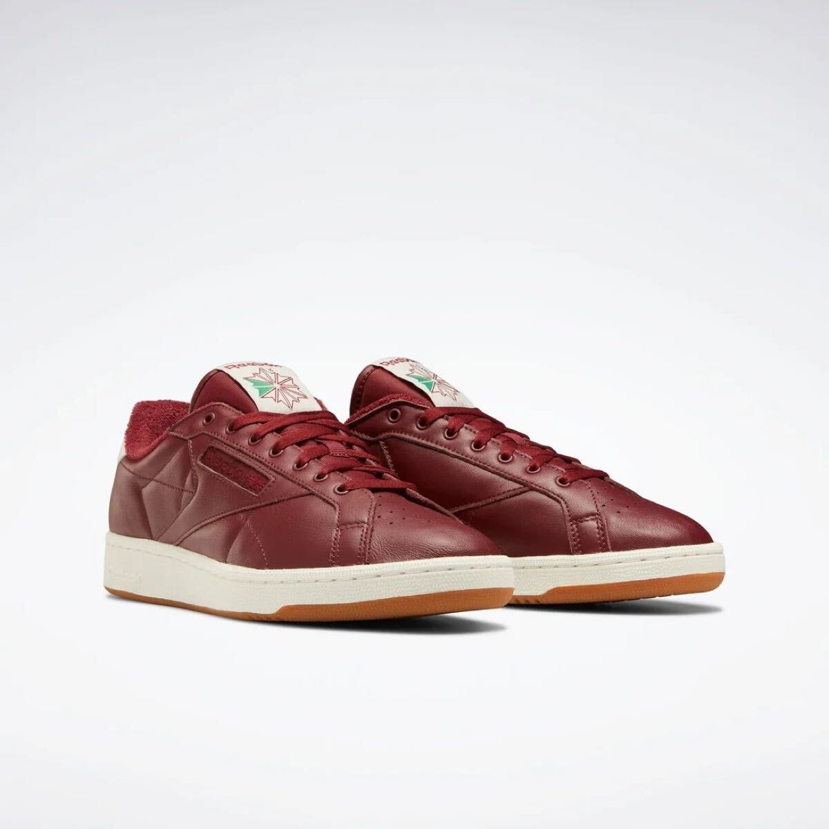 リーボック CLUB C GROUNDS クラブ C グラウンド コートシューズ CLASSIC BURGUNDY CHALK / RUBBER GUM バーガンディ チョーク ガム GY9707