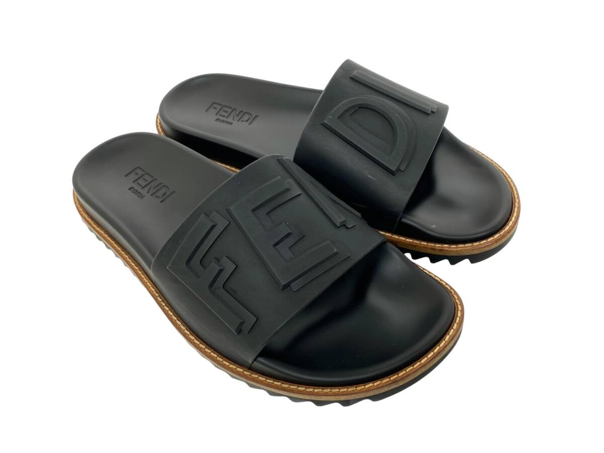 やや傷や汚れあり】フェンディ FENDI シャワーサンダル スライド