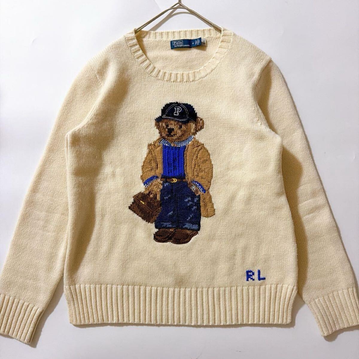 B (目立った傷や汚れなし)】キャメル混 現行 Polo Ralph Lauren ポロ
