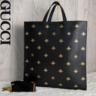 B (目立った傷や汚れなし)】美品 GUCCI グッチ GGスプリーム トート B (目立った傷や汚れなし)】美品 GUCCI グッチ GGスプリーム トート