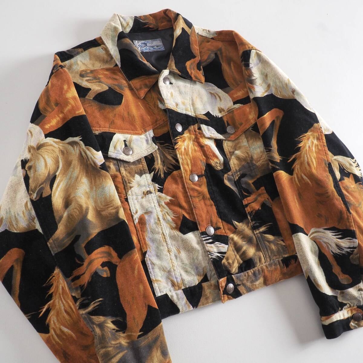 KENZO　ケンゾー　圧巻のデザイン　コーデュロイジャケット　ポニー柄　美品　メンズ