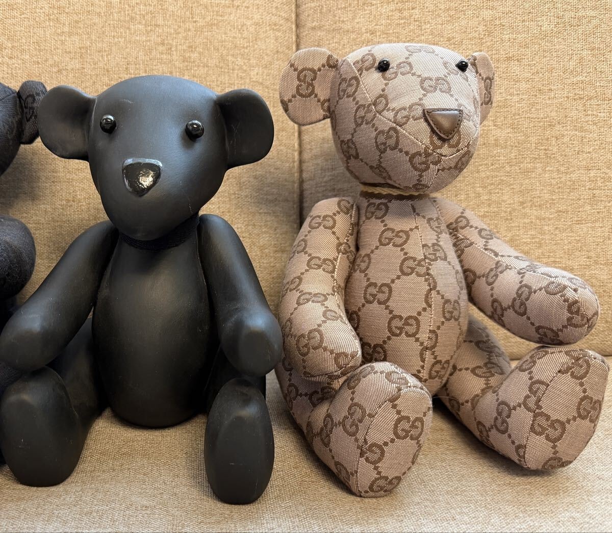 A (未使用に近い)】GUCCI ティデイベア 2体 ぬいぐるみ 貯金箱の古着