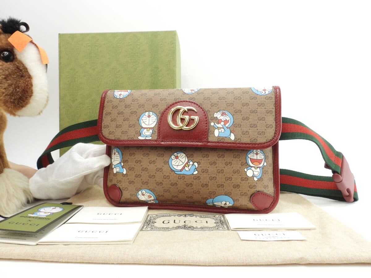 A+ (新品・未使用(ワケあり))】グッチ ベルトバッグ ドラえもん