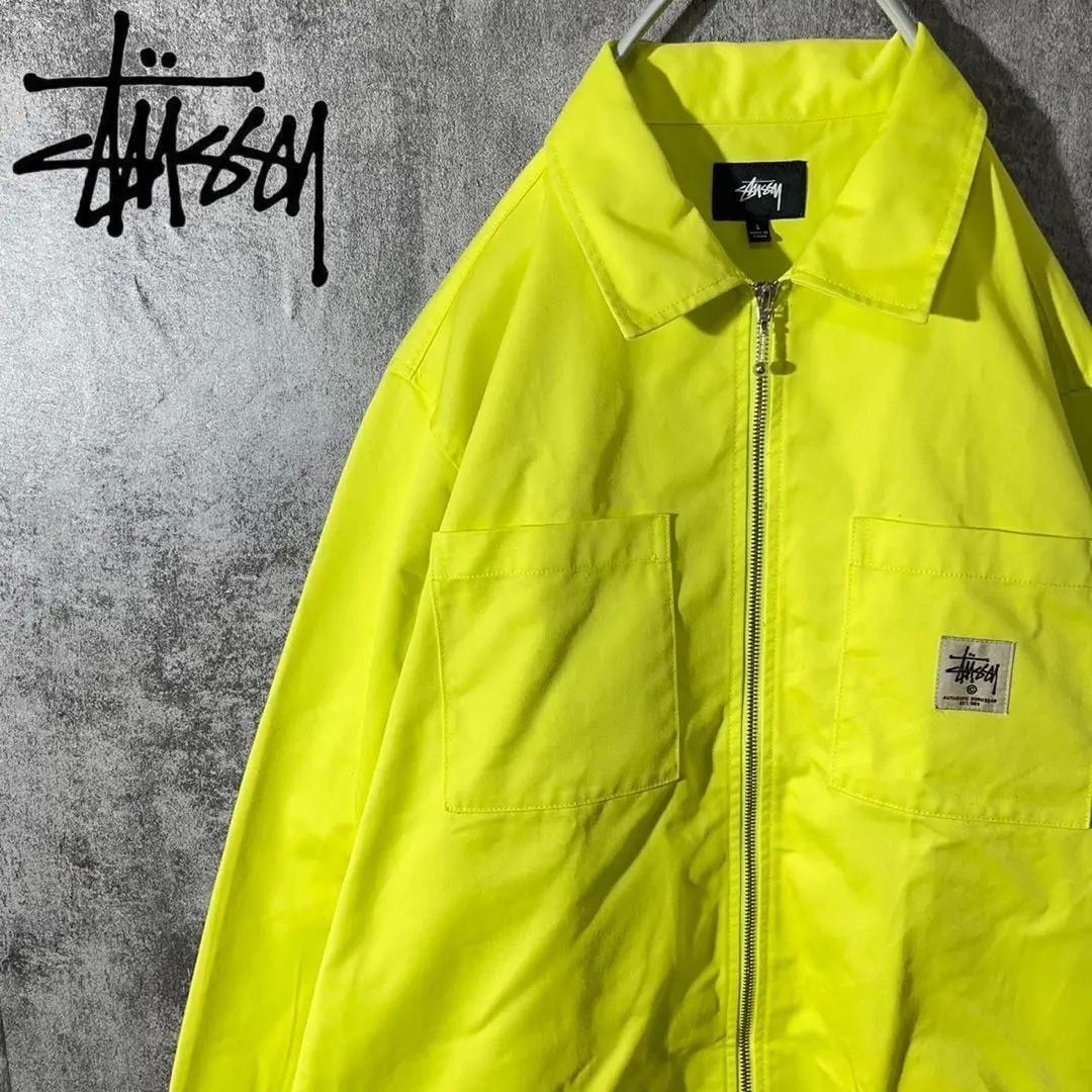 [大人気]　ステューシー　シャツ　胸ポケット　シンプル◎　ワンポイントロゴ