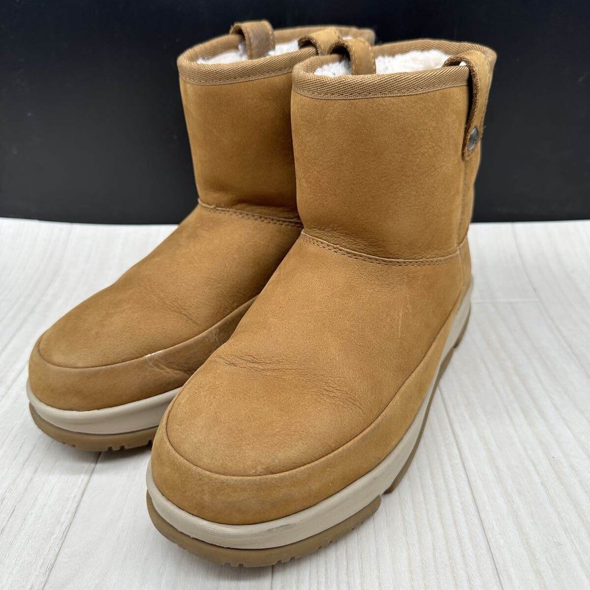 【UGG】アグ ムートンブーツ ブラウン スエード 24