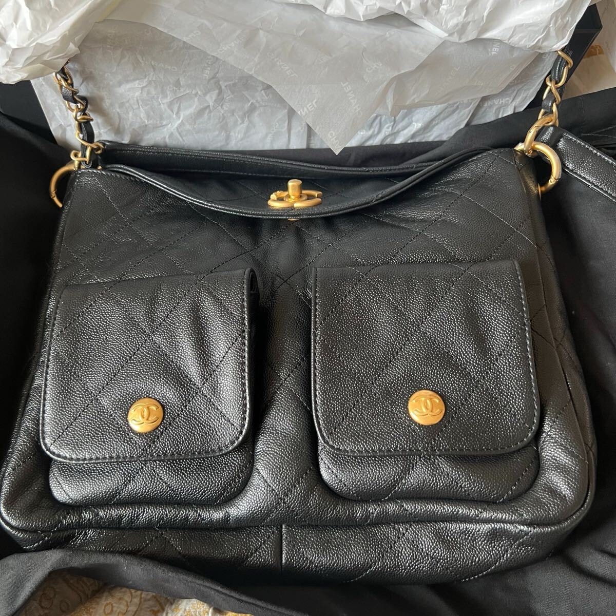 シャネル CHANEL CHANEL ホーボーバッグ AS5384 B19489 94305 新品 バッグ