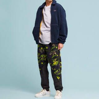 タグ付き　アディダス adidas originals ジャージー パンツ ビッグトレフォイルプリント トラックパンツ フリース GE0800 