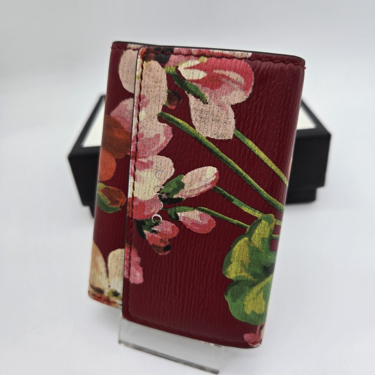 1円スタート】GUCCI オールドグッチ キーケース 4連 GG フローラ 花柄 