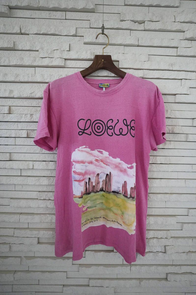 【中古】LOEWE オーガニックコットンTシャツ カットソー S アウトドア 