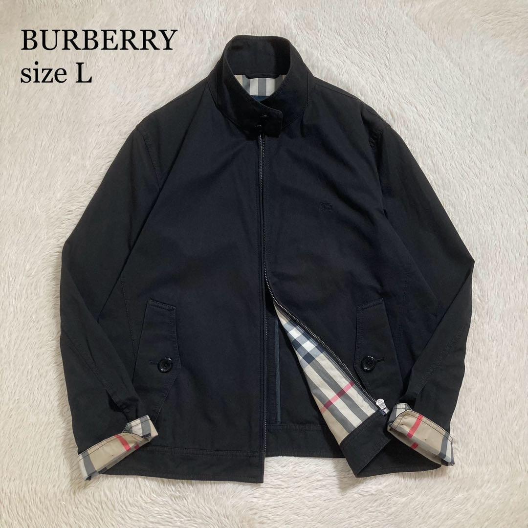 美品　バーバリーブリット　ウールコート　希少　ノバチェック　レザー切替　ブラック ✨極美品✨ バーバリーブルーレーベル ウールコート ノバチェック