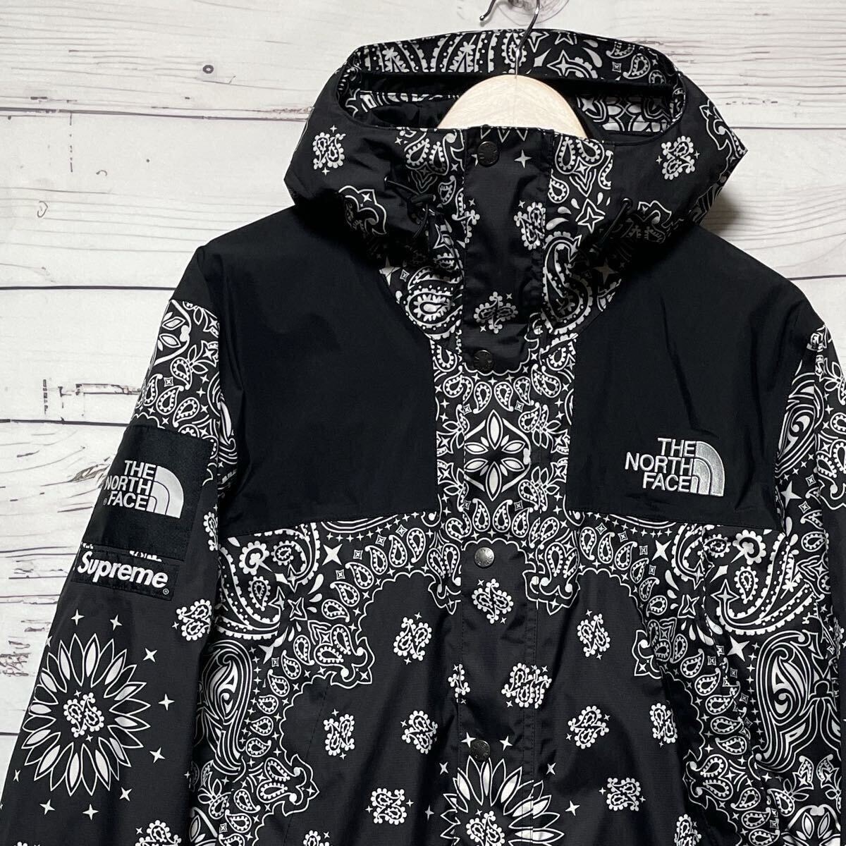【鑑定料無料】SupremeThe North Face Bandana Mountain jacket シュプリーム ノースフェイス バンダナ　マウンテンパーカー　サイズM