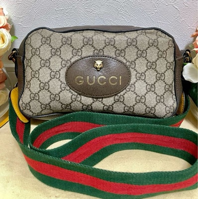 B (目立った傷や汚れなし)】グッチ GUCCI レオパードプリント 3533473 B (目立った傷や汚れなし)】グッチ GUCCI レオパードプリント 3533473