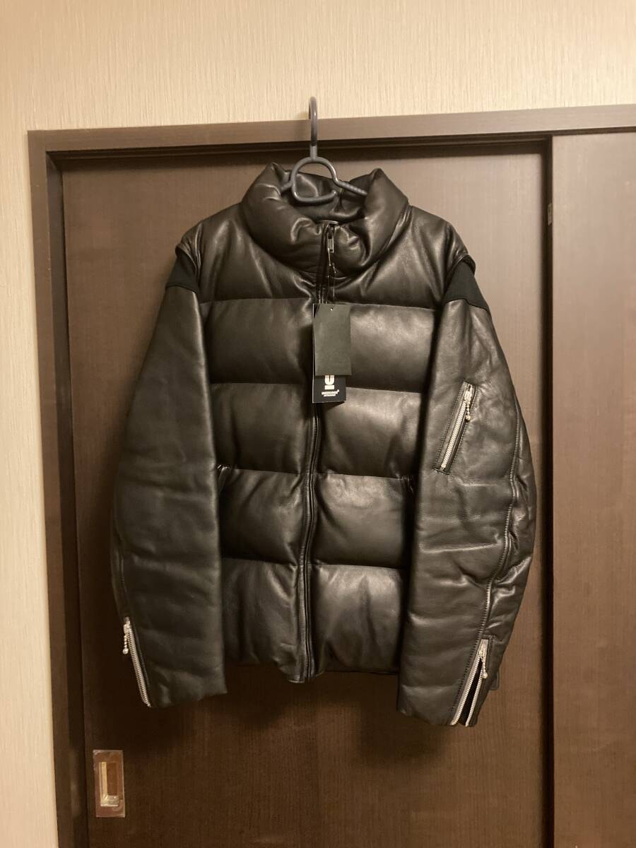 アンダーカバー フラグメント 30周年 レザーダウン ジャケット undercover fragment 新品未使用 2