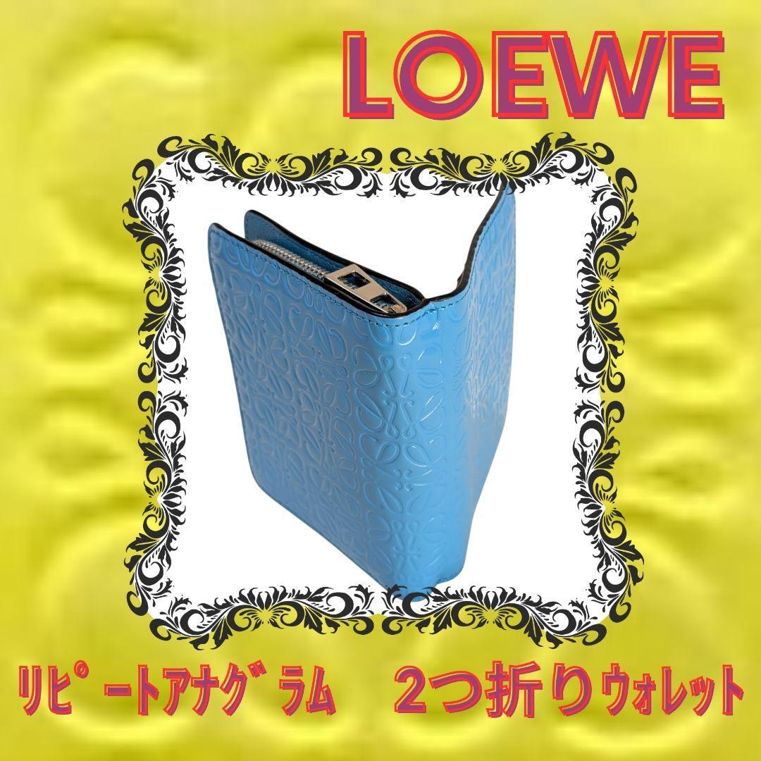 ロエベ LOEWE 三つ折り財布 フクロウ レザー キャメルブラウン ユニセックス 送料無料【中古】 h32069i LOEWE（ロエベ） 三つ折り財布 フクロウ レザー キャメルブラウン