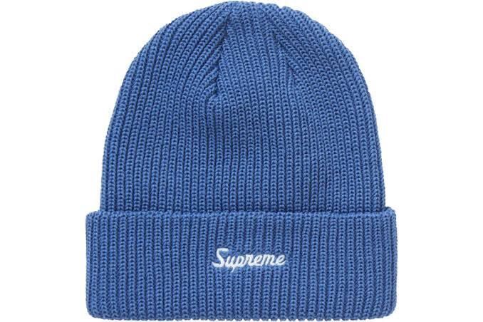 Supreme Loose Gauge Beanie Light Indigo 20fw シュプリーム ルーズ ゲージ ビーニー 帽子 ニットキャップ ニット帽 インディゴ 20aw