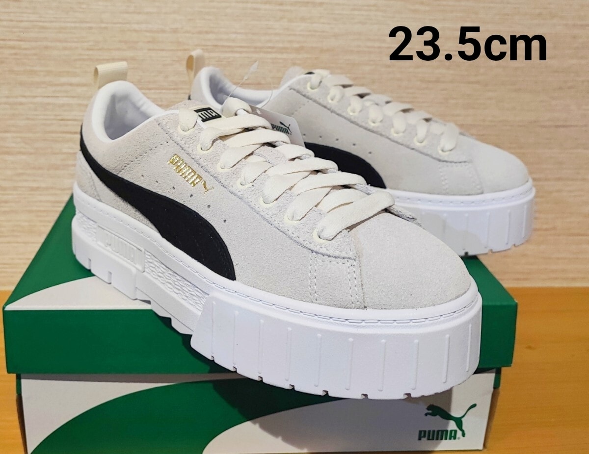 PUMA3プーマメイズレディーススニーカーMAYZEアイボリーサイズ 23.5cm