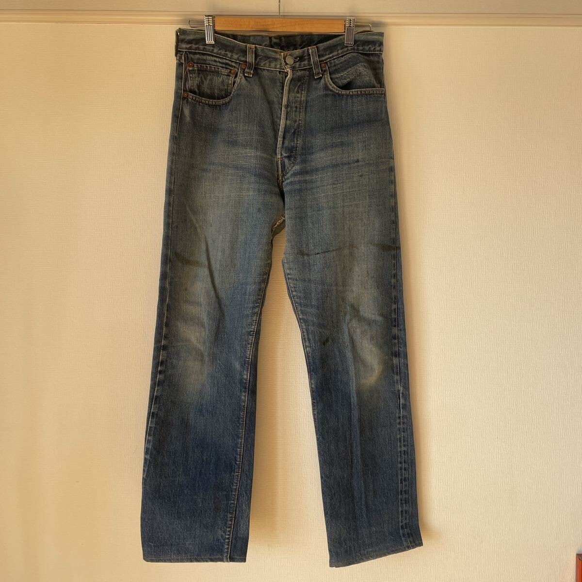70s ビンテージ　 リーバイス Levis デニム　501 BIGE 66前期　 ヴィンテージ 赤耳 アメリカ製