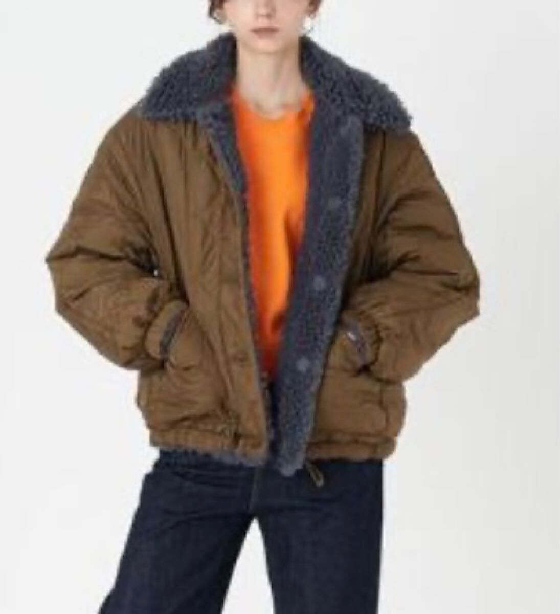新品タグ付レディース Levi'sリバーシブル SWING シェルパジャケット