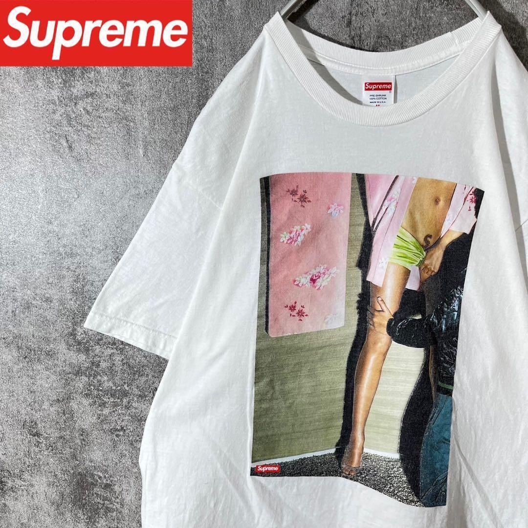 [大人気]　シュプリーム　Tシャツ　ビックプリント◎　フォトT　存在感◎　レア
