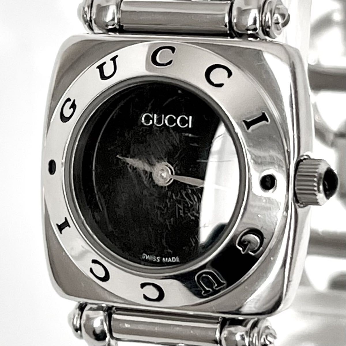 やや傷や汚れあり】【稼働】磨き済み グッチ GUCCI 6400L レディース