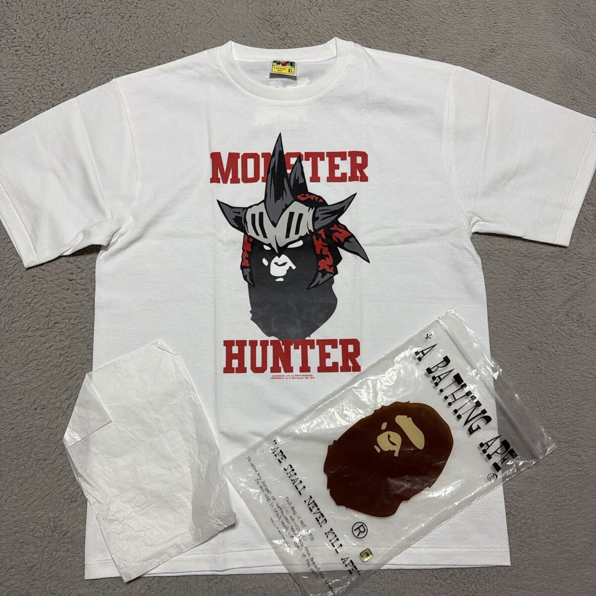 A+ (新品・未使用(ワケあり))】A BATHING APE BAPE MONSTER HUNTER