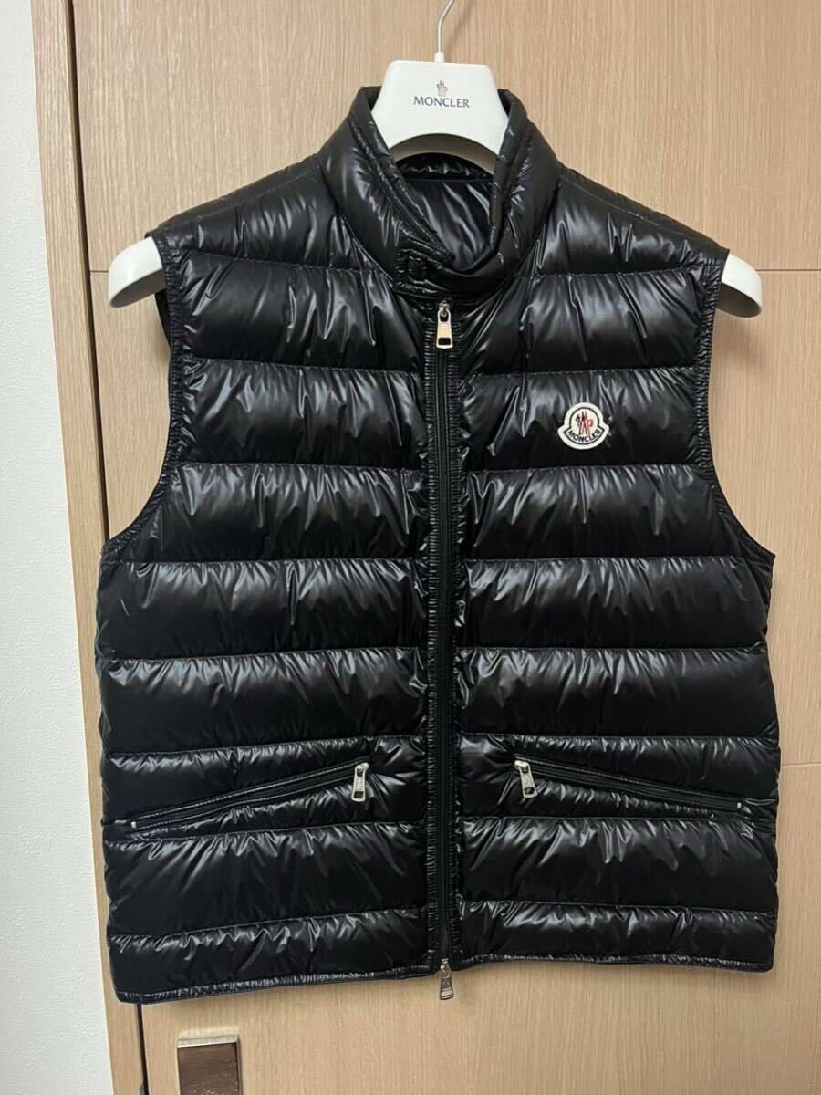 MONCLER GUI モンクレール ダウンベスト ブラック サイズ2